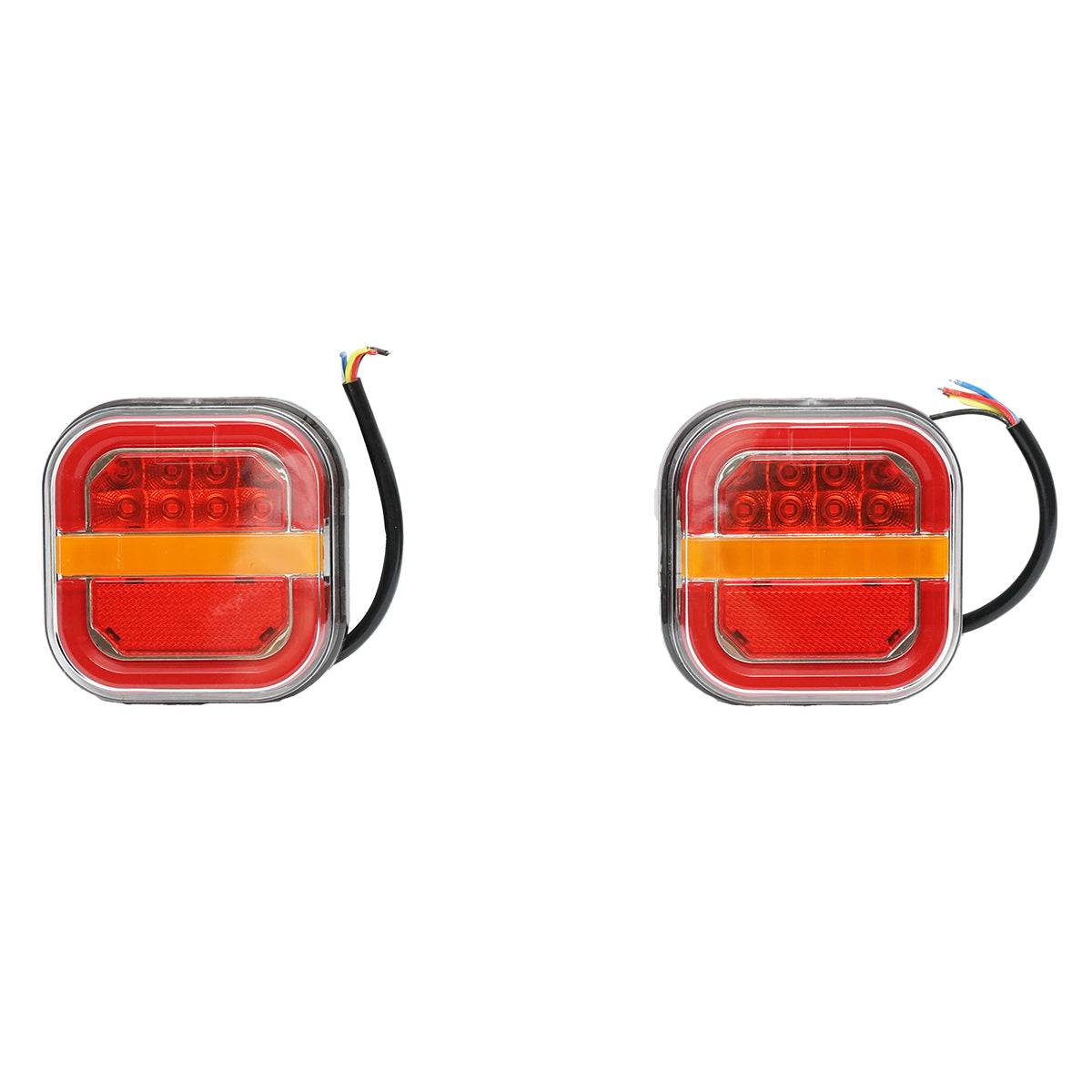 Set of LED taillights for trailer/truck 12-24V 97x95x34 Breckner Germany